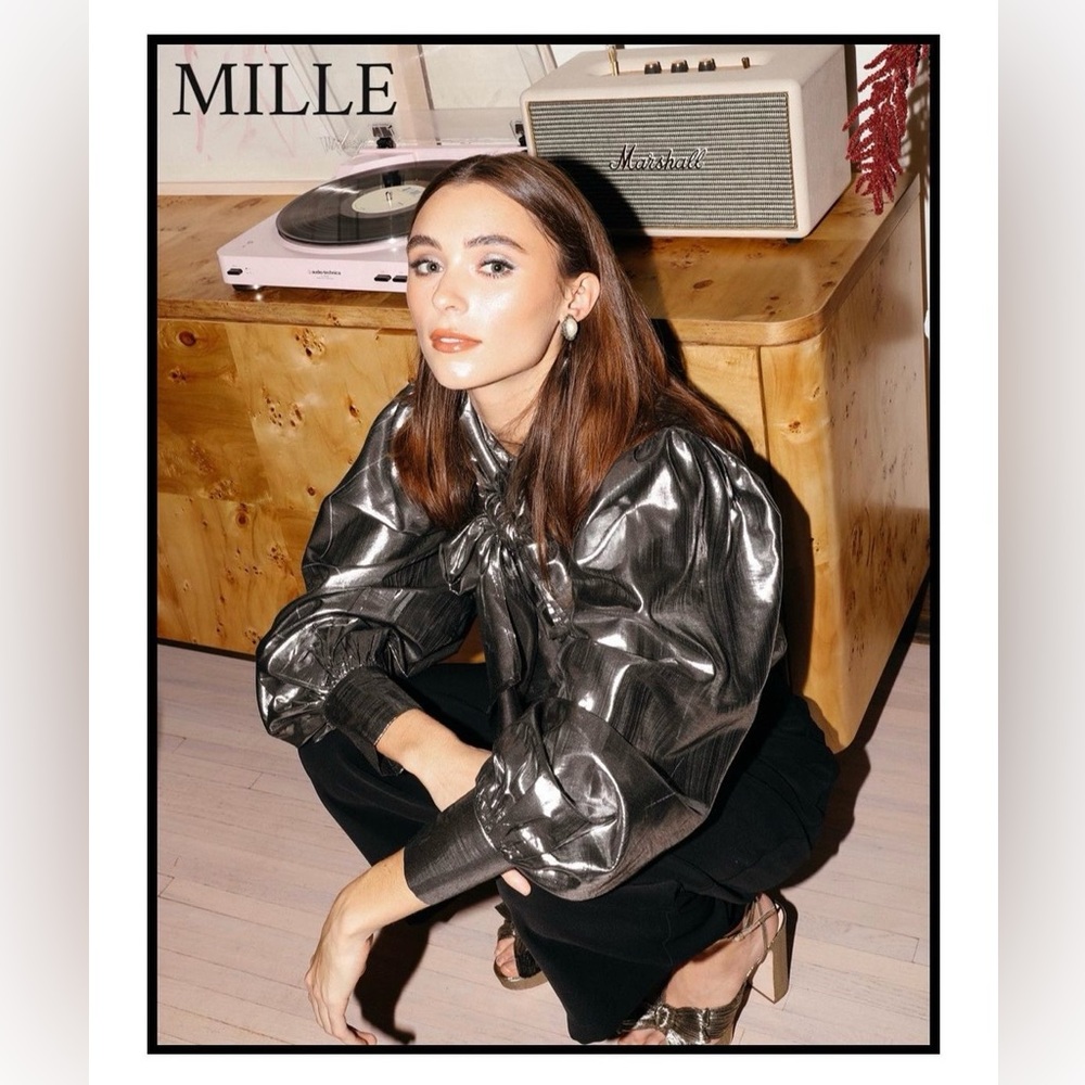 Mille Elle Top in Platinum